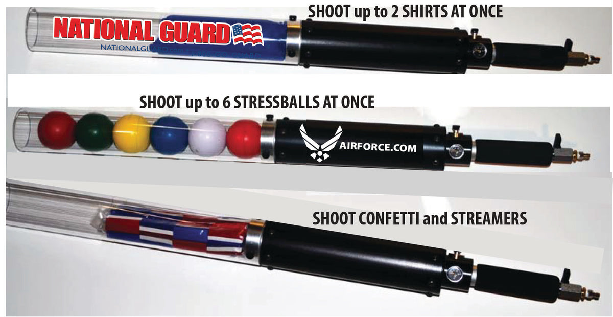 AIRGO© 100 Cannon for use with Air Compressor – Tshirtgun.com
